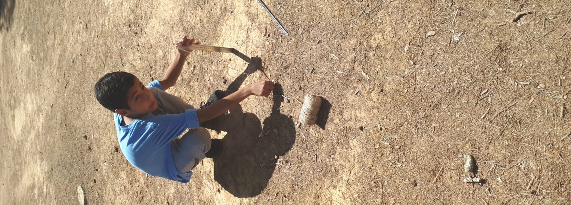 قياس محيط الكرة الارضية بمسطرة